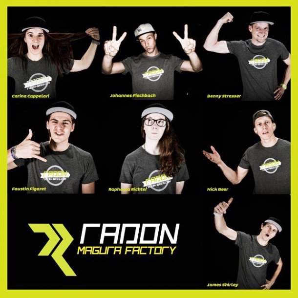 L'équipe Radon Magura Factory Racing 2016 au complet